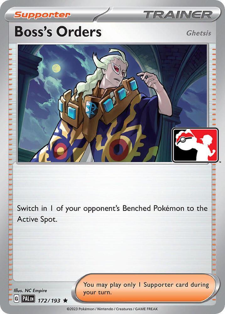 Paldea Evolved Boss's Orders [Ghetsis] Pokémon card